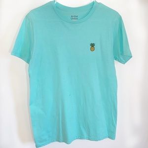Artist Union Clothing Co. Teal Pineapple T-Shirt